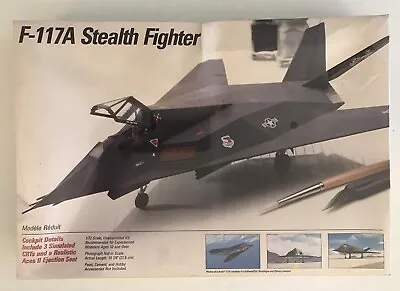 Testors Italeri 1/72 F-117A Stealth Fighter Plastic Model Kit 654 NISB 1990 • $24.26