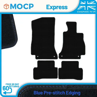 Express With Blue Pre-Stitch Trim Car Mats To Fit Mercedes C-Class S205 Estat... • $29.12