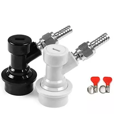 OneBom Ball Lock Disconnect Gas & Liquid Corny Keg Fittings MFL 1/4’’ Threade... • $18.23