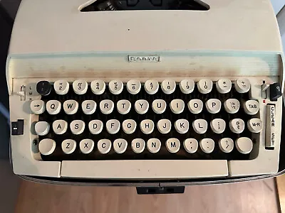 Sears Citation Typewriter Manual Vintage Retro Off White With Case & Instruction • $43