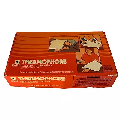 Battle Creek Thermophore 13”x27” Moist Heat Pad Model 055 Vintage 1984 WORKS • $39.99