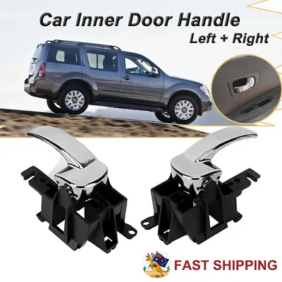 Pair Inner Door Handle For Nissan Pathfinder R51/Navara D40 05~13 Front / Rear • $20.45