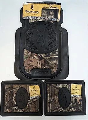Browning Mossy Oak Camo Floor Mats  Full Set Auto Truck Car Camouflage • $79.99