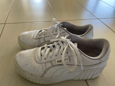 $25 • Buy Puma Women's Cali Wedge White/White Shoes Sz 41
