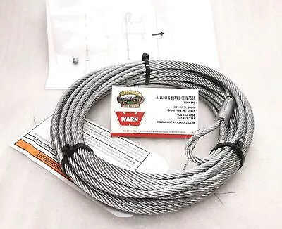 WARN 60076 ATV Winch Cable Wire Rope 3/16 X 50 Ft. Fitment In Listing • $90.40