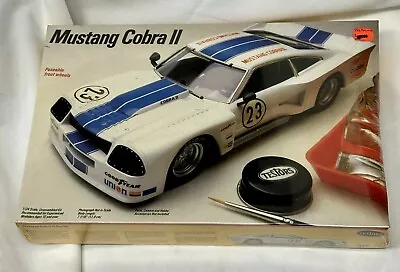 Vintage 1986 Testors Mustang Cobra II (2) Model Kit  1/24 NIB Rare! • $39.95