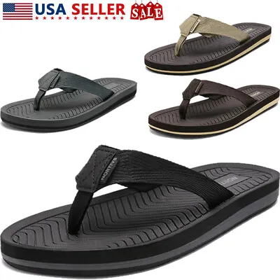 NORTIV 8 Men's Flip Flops Beach Sandals Lightweight EVA Sole Comfort Thongs • $17.99