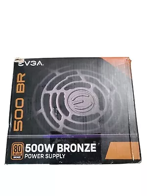 EVGA 100-BR-0500-K1 500W BR 80 Plus Bronze Power Supply PSU NEW! • $48.86