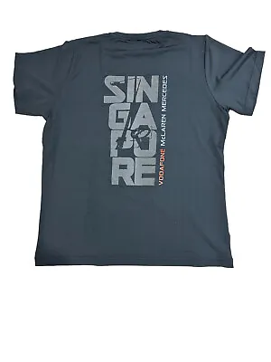 F1 Formula 1 Vodafone McLaren Mercedes Womens Singapore T-Shirt Black Medium • $25.22