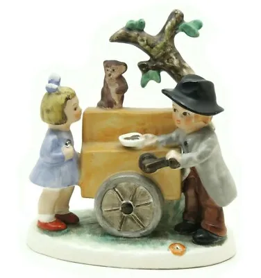 Vtg Goebel Kinderland Figurine Organ Grinder & Monkey GF 99 Full Bee 4 1/4  • $79.99