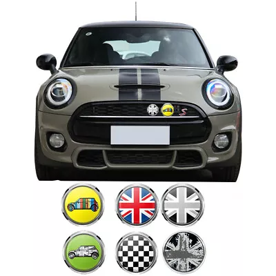 Front Bumper Grill Emblem Badge For Mini Cooper S Clubman Countryman Hatchback • $25.30