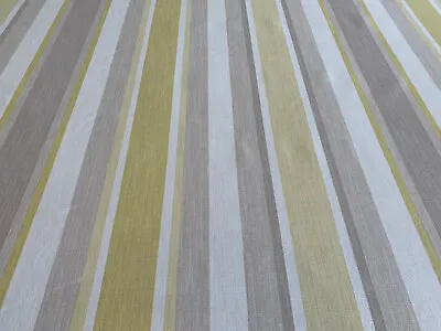 Laura Ashley Awning Stripe Camomile Fabric (per Metre) 😊 • £24.50