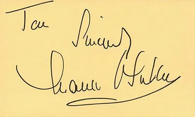 Maureen O'Sullivan Actress 1976 TV Movie Autographed Signed Index Card • $49.99