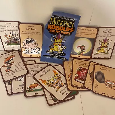 Munchkin Kobolds Ate My Baby Booster Pack - 1st Edition - All Parts - Ships Free • $7.99