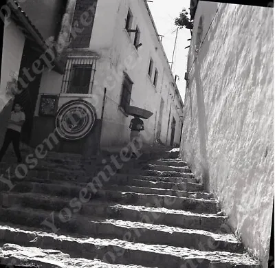 A18  Original Negative 1974 Mexico Taxco Stairs Basket On Head 991a • $9.25