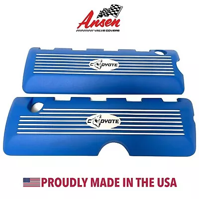 2011-17 Ford Mustang GT 5.0 Custom  Howling Coyote  Blue Coil Covers - Ansen USA • $175