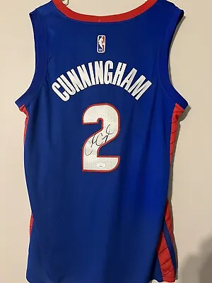 Cade Cunningham Autographed Jersey Custom Motor City Detroit Pistons JSA Cert • $250