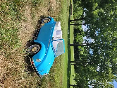 American Girl Doll Blue Volkswagon Bug Car • $400