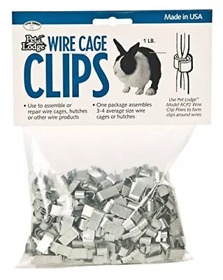 Pet Lodge Wire Cage Clips Metal Clips For Assembling & Repairing Rabbit HutchesO • $13.99