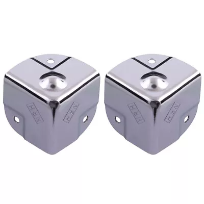 4Pcs Stainless Steel Cosmetic Case Aluminum Case Corner Protector Corner • $11.18