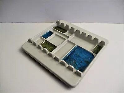 $79.99 • Buy Mid-century Modern After Mondrian California Pottery Ashtray Heath Maxwell Eames