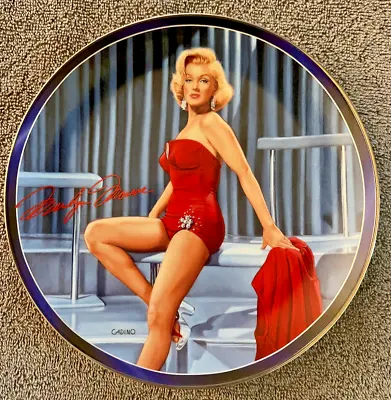 Marilyn Monroe Quite A Strudel 9  Bradex Plate W/ COA • $5