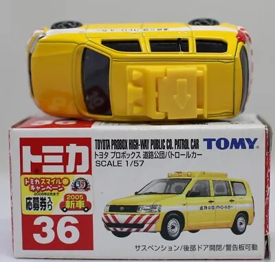 $25 • Buy Tomica 36 Toyota Probox Road Patrol Car (Box) New Car Seal