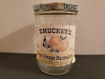 Vintage Paper Label Smucker's Sweet Orange Marmalade Jelly Jar • $9.99