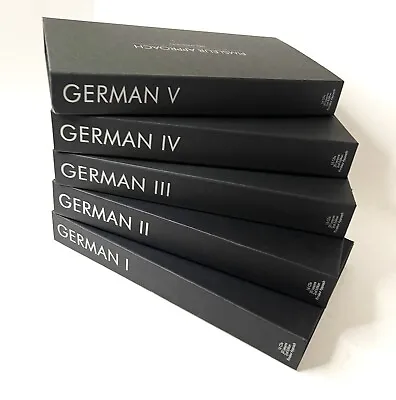 Pimsleur GERMAN Language Levels 1 2 3 4 5 Gold Edition Audio Course (80 CD's) • £103.01