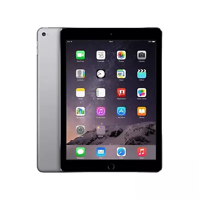 Apple IPad Air 2nd Generation 9.7 Inch Tablet Wifi 16GB - 128GB Space Grey 2014 • £99.99