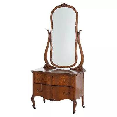 Antique RJ Horner School Oak Princess Dresser With Mirror C1920 • $600