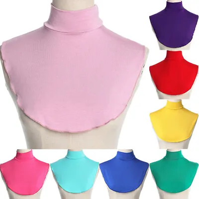 Fake Turtleneck Dickey Detachable Collar Warm Winter Half Top Mock Blouse Collar • $4.97