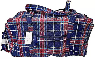 Vera Bradley Large Traveler Duffel Bag - Tartan Plaid - NWT • $75