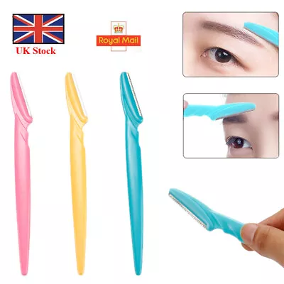 1/6/10/20Pcs Eyebrow Razor Dermaplaning Painless Portable Facial Shaper Tool UK • £0.99