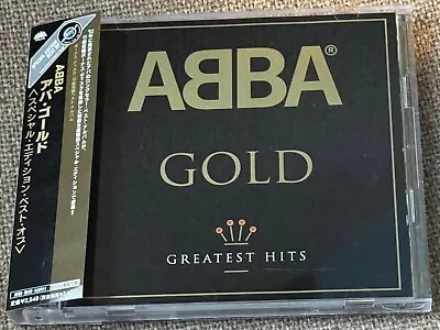 ABBA - GOLD: GREATEST HITS (JAPAN 2 X CD With 2 X BOOKLETS & OBI BAND) • £24.99