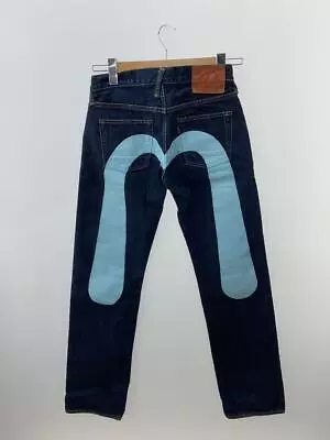 EVISU Straight Jeans Denim Navy 25 Used • $253.44