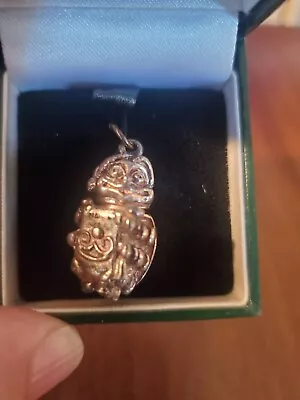 Harmony Kingdom Sterling Silver Lord Byrons Baroness Beetle Charm With Box • $36.97