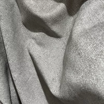 John Lewis Textured Silver / Grey Fabric  X 5.4  Metres RRP  £405 • £25