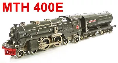 MTH 400E Traditional Steam Loco Early Production Standard Gauge Gray C9 • $738.12