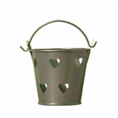 Portable Metal Flower Pot Balcony Garden Fence Plant Basket Planter Bucket Decor • $6.51