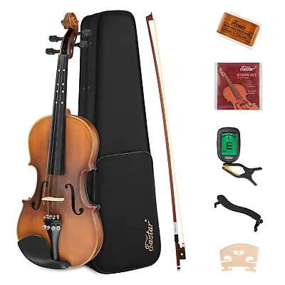 $79.99 • Buy Eastar 4/4 Matte Maple Acoustic Violin Full Size Fiddle W/ Case Rosin Bow String