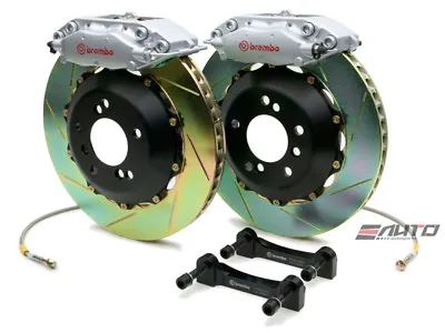 Brembo Rear GT Big Brake B Caliper Silver 345x28 Slot R32 R33 R34 Skyline GT-R • $4395