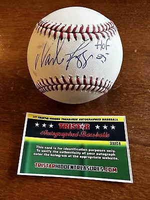 Wade Boggs Signed Romlb Baseball “hof 05” Inscription Red Sox Tristar Authentic • $49.95