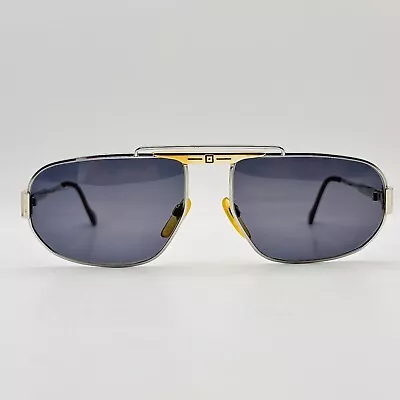 Pascal Morabito Sunglasses Men's Women's Angular Silver Vintage 80s Siderale • $466.27