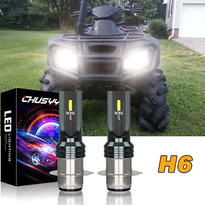 High Power 6K LED Headlight H6 Bulbs Lights For Honda Rincon 650 03-15 680 08-15 • $11.99