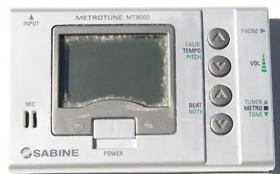 SABINE MetroTune MT9000 TUNER/METRONOME/ TONE Works • $3.49