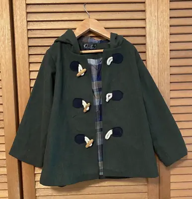Oobi - Boys Green Hooded Coat / Jacket - Size 4 • $25
