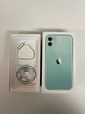 £19.99 • Buy Empty Used Box For Apple IPhone 11 Green 128Gb Used Box + Accessories Included