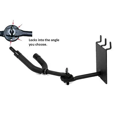 D'Luca 5.5  Violin/Viola Hanger Adjustable With Bow Holder  Slatwall & Peg Wall • $21.99