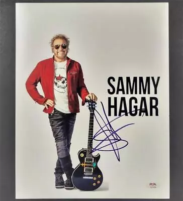 Sammy Hagar Signed 11x14 Photo Autograph Van Halen ~ PSA Sticker • $199.95